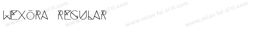 Wexora Regular字体转换